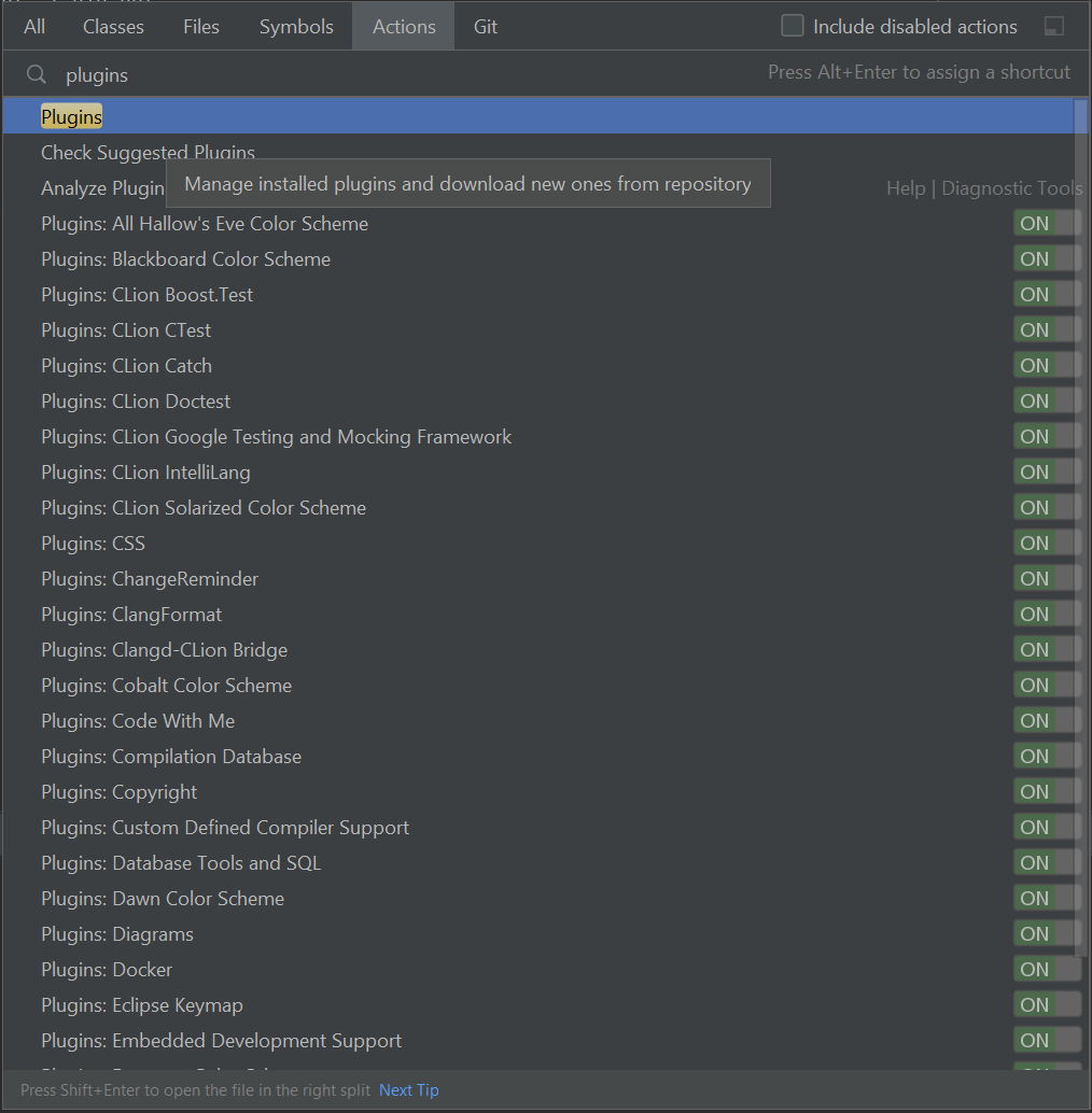 Clion Plugins