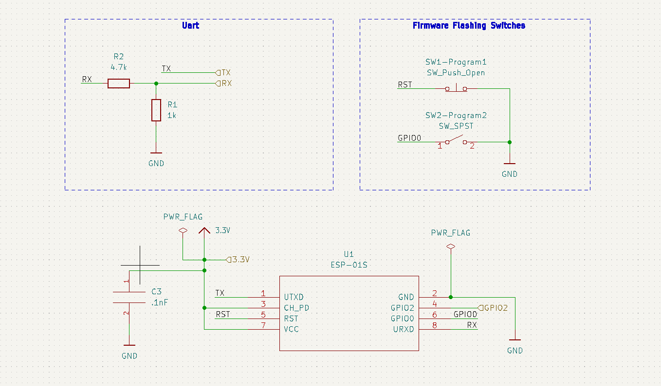 Design Schematic With ESP01